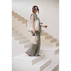 Handed By - Grace Shopper - Pale Grey - Gr&ouml;&szlig;e S