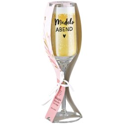 Gilde - Einzelnes Sektglas - Mädelsabend - Herz