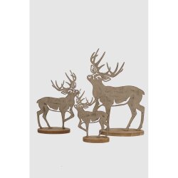 ARTE - Hirsch - Björk - 16x5x22 cm - taupe - S