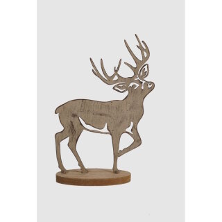 ARTE - Hirsch - Björk - 22x6x29 cm - taupe - M