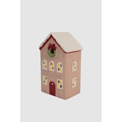 ARTE - Deko-Haus - Kara - Keramik - 9x6x15 cm - rosa