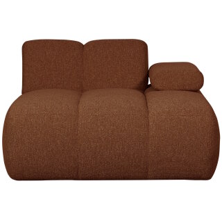 woood - Mojo - Sofa - Bouclé - Rostbraun Meliert - Rechts