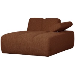 woood - Mojo - Sofa - Bouclé - Rostbraun Meliert - Rechts