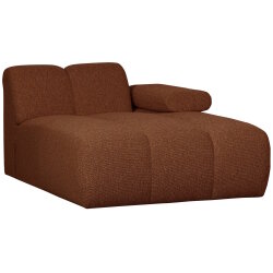 woood - Mojo - Sofa - Bouclé - Rostbraun Meliert - Rechts