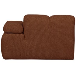 woood - Mojo - Sofa - Bouclé - Rostbraun Meliert - Rechts