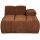 woood - Mojo - Sofa - Geripppter Webstoff - Rostbraun - Rechts