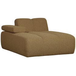 woood - Mojo - Sofa - Bouclé - Gelb-Braun Melange - Links