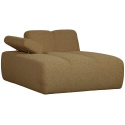 woood - Mojo - Sofa - Bouclé - Gelb-Braun Melange - Links