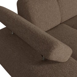 woood - Mojo - Sofa - Bouclé - Braun Melange - Links