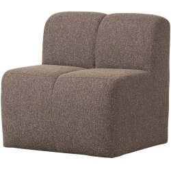 woood - Mojo Essbank - Boucl&eacute; - Braun Melange