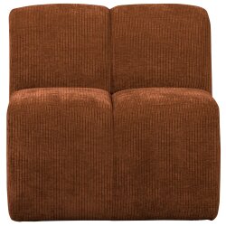 woood - Mojo Essbank - Gerippter Webstoff - Rostbraun