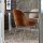 woood - Vogue - 2er Set Esszimmerstuhl - 3D Chennile - Mittelbraun - Chrombeine