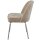 woood - Vogue - 2er Set Esszimmerstuhl - 3D Chennile - Sand - Chrombeine