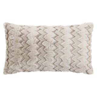 MAGMA Heimtex - Kissenhülle - Plush - 30x50 cm - taupe