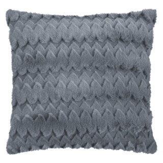 MAGMA Heimtex - Kissenhülle - Plush - 45x45 cm - mittelgrau