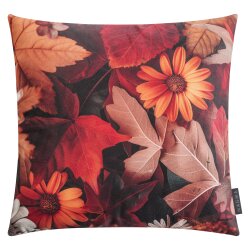 MAGMA Heimtex - Kissenhülle - Fleurs - 45x45 cm - rost