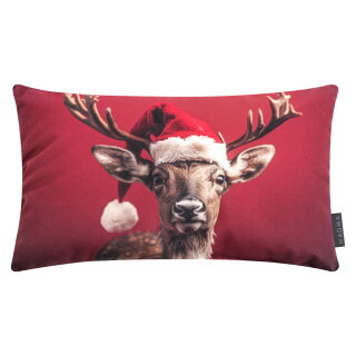 MAGMA Heimtex - Kissen - XMAS Dudes - 30x50 cm - Deer