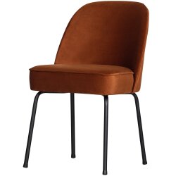 woood - Vogue - 2er Set Esszimmerstuhl - Samt - Rost