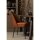 woood - Vogue - 2er Set Esszimmerstuhl - Samt - Rost