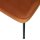 woood - Vogue - 2er Set Esszimmerstuhl - Samt - Rost