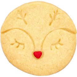 Birkmann - Ausstecher - Mrs Reindeer - Edelstahl - 6 cm