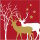 PPD - Servietten - Winter Deers red - 25 x 25 cm - 20 Stk