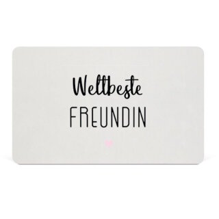 PPD - Tray - Weltbeste Freundin