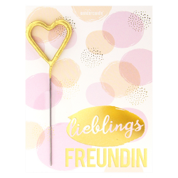 Wondercandle - Mini Wondercard - Lieblingsfreundin