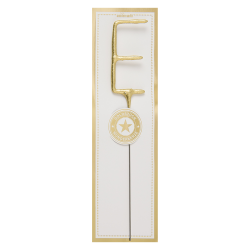 Wondercandle - Buchstabe E - Goldstück - Classic