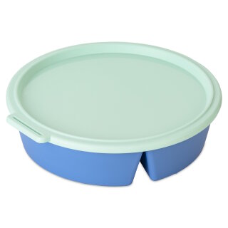 Koziol - Schale mit Deckel - Nora Box - Strong Blue / Sweet Green - 1,1 L