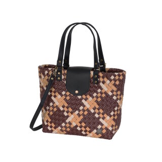 Handed By - Alley Shopper - Chestnut Brown Pattern - Größe S