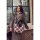 Handed By - Alley Shopper - Chestnut Brown Pattern - Größe S
