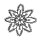 PPD - Servietten - Atelier Cristal embosse noir - 33 x 33 - 20 Stk
