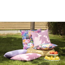 MAGMA Heimtex - Kissenhülle mit RV - ANTHEA - pink - 50 x 50 cm