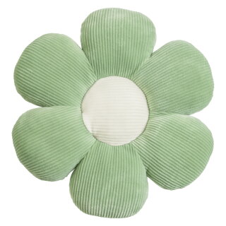 MAGMA Heimtex - Blumenkissen - Minnie - 30 cm - Rund - Pastellgrün