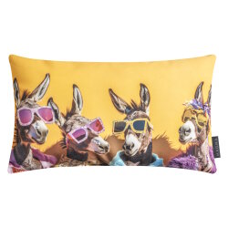 MAGMA Heimtex - Kissen - CRAZY - Esel - 30 x 50 cm