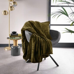 Rogon - Plaid - Billy - Military Olive 150 x 200 cm