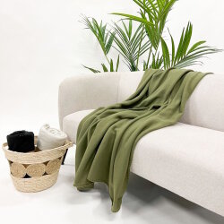 Rogon - Plaid - Dex - Olive Branch - 130 x 160 cm