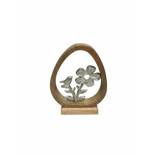 DIJK - Figur Blume - Mangoholz