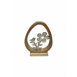 DIJK - Figur Blume - Mangoholz