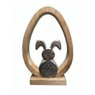 DIJK - Figur Hase - Mangoholz