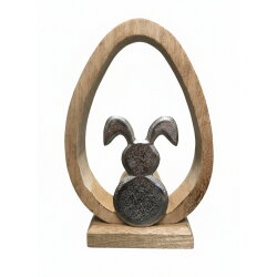 DIJK - Figur Hase - Mangoholz