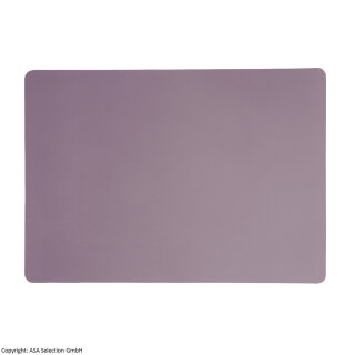 ASA - Tischset - Lederoptik - Lavande -  46 x 33 cm