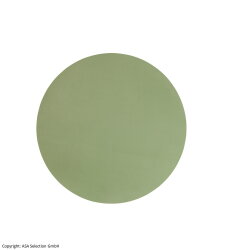ASA - Tischset - Lederoptik - Sage - Rund -  38 cm