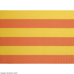 ASA - Tischset - Längsstreifen - Orange-Gelb - PVC -...