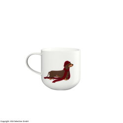 ASA - Henkelbecher - Dachshund - Xmas - 0,4 Liter