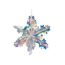 Inge Glas - Hänger Schneeflocke - Kunststoff - 30 cm...