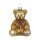 Inge Glas - Teddybär - Glas - 9,5 cm - Gelb, orange