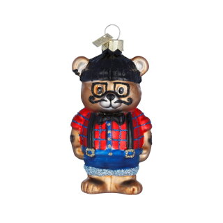 Inge Glas - Hipster-Bär - Glas - 9 cm
