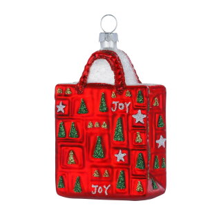 Inge Glas - Geschenktasche - Glas - 9,5 cm - Rot